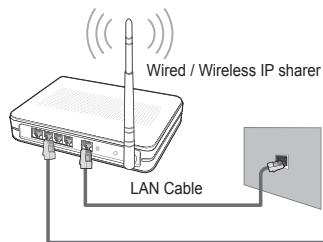SAMSUNG UE-46B7020WP - - Connecting to a Wi-Fi Ad-hoc network - 4