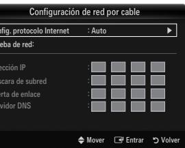 SAMSUNG UE-46B7020WP - Configuración de red por cable-Auto - 2
