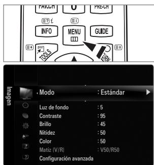 SAMSUNG UE-46B7020WP - - Funcionamiento de la visualización en pantalla - 1
