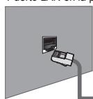 SAMSUNG UE-46B7020WP - Conexión LAN para un entorno IP estáctico - 1