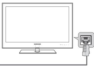 SAMSUNG UE-46B7020WP - Conexión del Centro de red domérica - 5