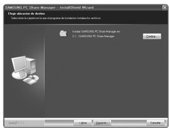 SAMSUNG UE-46B7020WP - Instalación de la aplicación - 2