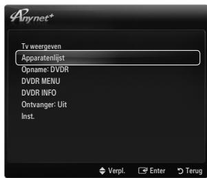 SAMSUNG UE-46B7020WP - Tussen Anynet+-apparaten schakelen - 1