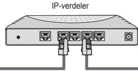 SAMSUNG UE-46B7020WP - U kurz de LAN aansluten via een verdeler (router). - 2