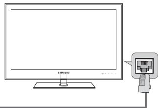 SAMSUNG UE-46B7020WP - Ligar a aplicação Centro rede domest. - 5