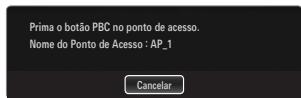 SAMSUNG UE-46B7020WP - Ligar um WPS (Wi-Fi Protected Setup - Configuração Wi-Fi protegida) - 3