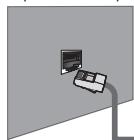 SAMSUNG UE-46B7020WP - Ligação LAN para um ambiente de IP estatico - 1