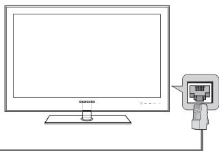 SAMSUNG UE-46B7020WP - Verbinden mit dem Home Network Centre - 5