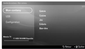 SAMSUNG UE-46B7020WP - Mon contenu - 2