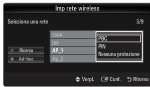 SAMSUNG UE-46B8000XW - Collegamento mediante WPS (Wi-Fi Protected Setup) - 5