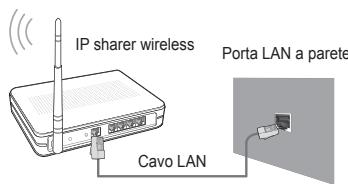 SAMSUNG UE-46B8000XW - □ Connessione rete - Wireless - 2