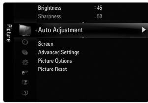 SAMSUNG UE-46B8000XW - Auto Adjustment - 1