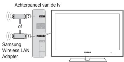 SAMSUNG UE-46B8000XW - Verbinding maken met het Thuisnetwerkcentrum - 8