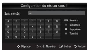 SAMSUNG UE-46B8000XW - - Sélectionnez un réseau - 5