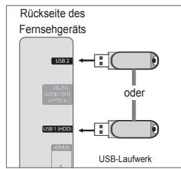 SAMSUNG UE-46B8000XW - Anschließen eines USB-Geräts - 1