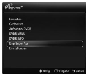 SAMSUNG UE-46B8000XW - Wiedergabe über einen Empfänger (Heimkinosystem) - 1