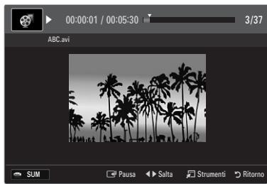 SAMSUNG UE-46B8000XW - Riproduzione di un filmato. - 1