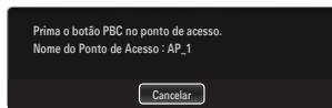 SAMSUNG UE-46B8000XW - Ligar um WPS (Wi-Fi Protected Setup - Configuração Wi-Fi protegida) - 2