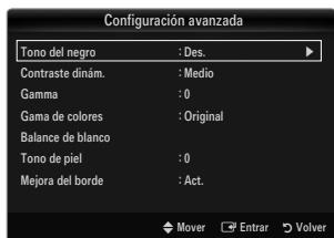 SAMSUNG UE-46B8000XW - □ Configuración avanzada - 1