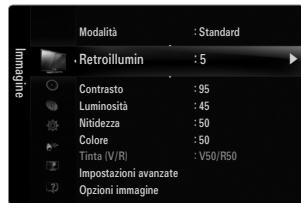 SAMSUNG UE-46B8000XW - ☐ Uso dei menu OSD (On Screen Display) - 4