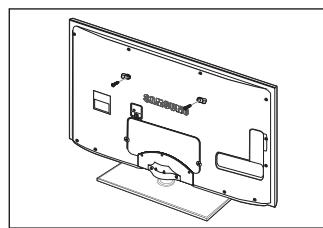 SAMSUNG UE-46B8000XW - So verhindern Sie, dass das Fernsehgerät umkippt: - 2