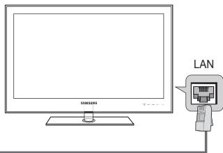 SAMSUNG UE-46B8000XW - Verbinding maken met het Thuisnetwerkcentrum - 5