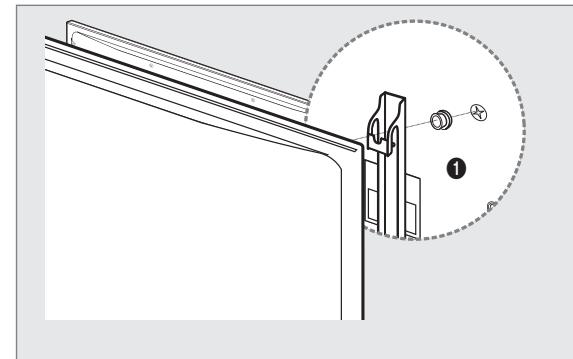 SAMSUNG UE-46B8000XW - Voorbereiding voor installatie van de muurbevestiging - 2