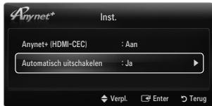 SAMSUNG UE-46B8000XW - ■ Automatisch uitschakelen → Nee / Ja - 1