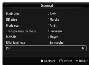 SAMSUNG UE-46B8000XW - Visualisation d'une image dans l'image - 1
