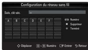 SAMSUNG UE-46B8000XW - - Sélectionnez un réseau - 1