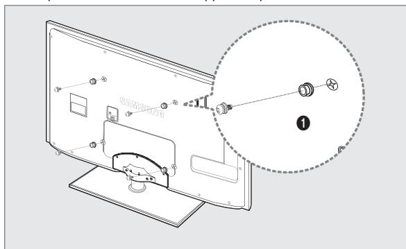 SAMSUNG UE-46B8000XW - Preparazione per l'installazione di un supporto a parete - 1