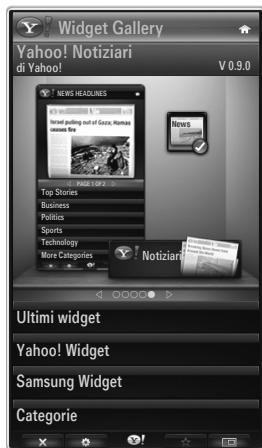 SAMSUNG UE-46B8000XW - □ Impostazioni di Galleria widget - 1