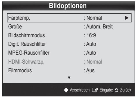 SAMSUNG UE32C6600UP - Bildoptionen - 2