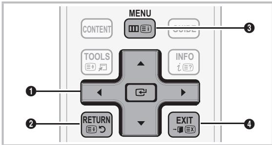 SAMSUNG UE32C6600UP - How to Navigate Menus - 1