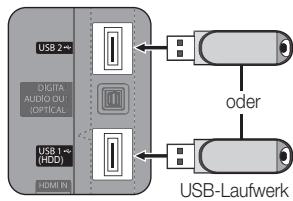 SAMSUNG UE55C6000RW - Anschließen eines USB-Geräts - 1