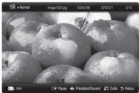 SAMSUNG UE55C6000RW - Visualisation d'une photo (ou d'un diaporama) - 1
