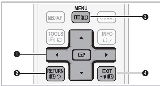 SAMSUNG UE55C6000RW - Come scorrere i menu - 1