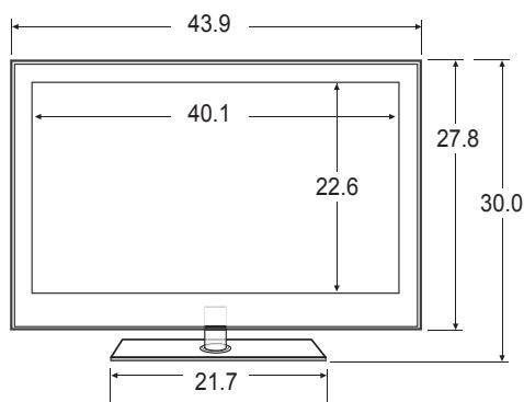 SAMSUNG UN40B6000 - ■ To prevent the TV from falling: - 16