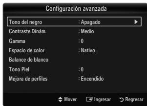 SAMSUNG UN40B6000 - □ Configuración avanzada - 1