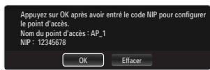 SAMSUNG UN40B6000 - Branchement WPS (configuration Wi-Fi protégée) - 3