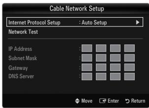 SAMSUNG UN40B6000 - Cable Network Setup-Auto Setup - 1