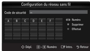 SAMSUNG UN40B6000 - - Choix du réseau - 1