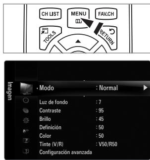 SAMSUNG UN40B6000 - □ Funcionamiento de la visualización en pantalla - 1