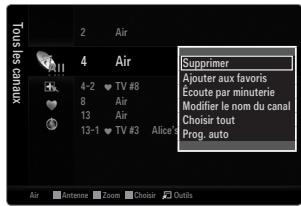 SAMSUNG UN40B6000 - Ajouter / supprimer - 1