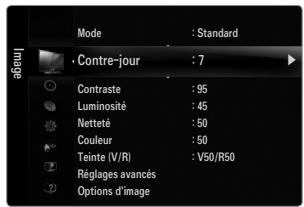 SAMSUNG UN40B6000 - Utiliser l'affichage à l'écran OSD (On Screen Display) - 2