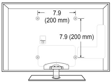 SAMSUNG UN40B6000 - Fixation murale - 7