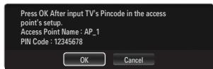 SAMSUNG UN40B6000 - Connecting WPS (Wi-Fi Protected Setup) - 3