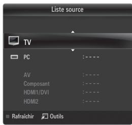 SAMSUNG UN40B6000 - TV / AV / Composant / PC / HDMI1/DVI / HDMI2 / HDMI3 / HDMI4 / USB - 2