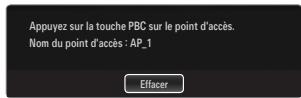 SAMSUNG UN40B6000 - Branchement WPS (configuration Wi-Fi protégée) - 2