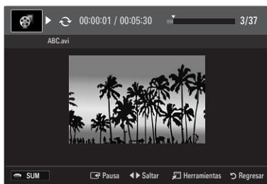 SAMSUNG UN40B6000 - Reproducción de un archivo de película - 1